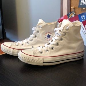 White Converse High Top All Star (Size US W 6/M 4)